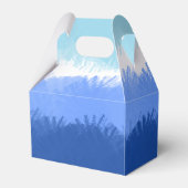 モダン抽象芸術水色ブルートーン フェイバーボックス (裏面サイド)