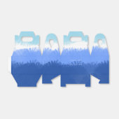 モダン抽象芸術水色ブルートーン フェイバーボックス (折り畳みなし)