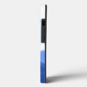 モダン抽象芸術水色ブルートーン Case-Mate iPhoneケース (裏面 / 左)