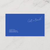 モダン抽象芸術流体企業の波 名刺 (裏面)