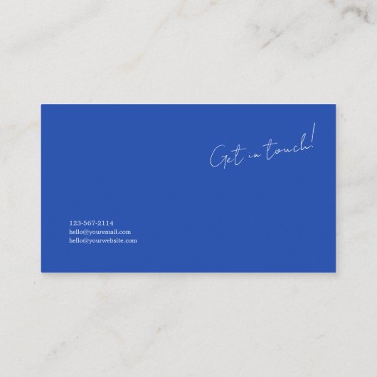 モダン抽象芸術流体企業の波 名刺 (裏面)