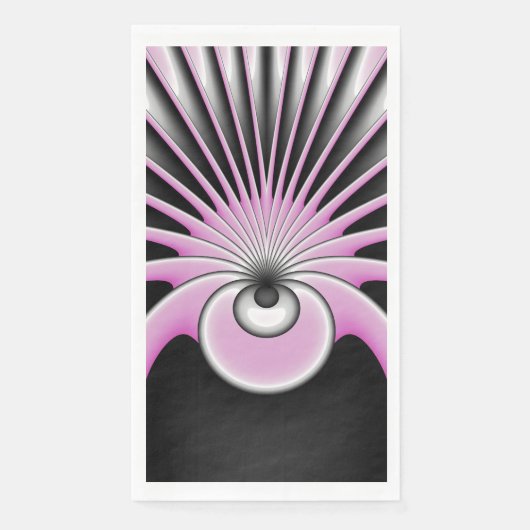 モダン抽象芸術熱狂するフラクタルアートパターン (正面)