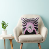 モダン抽象芸術熱狂するフラクタルアートパターン クッション (椅子)