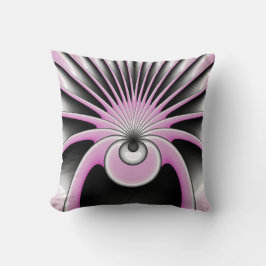 モダン抽象芸術熱狂するフラクタルアートパターン クッション