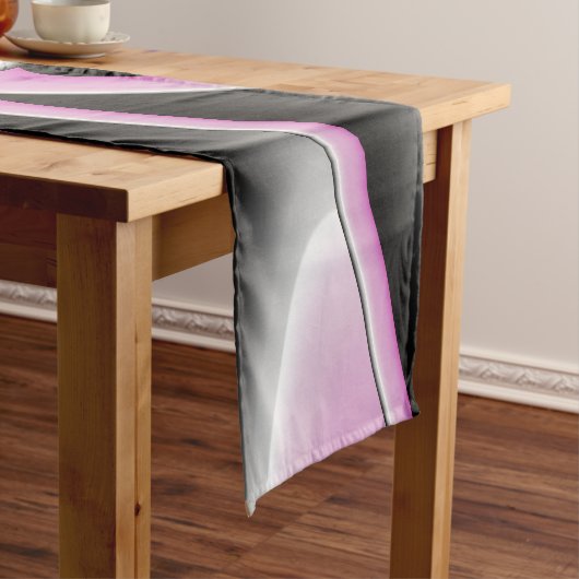 モダン抽象芸術熱狂するフラクタルアートパターン ショートテーブルランナー (インサイチュ)