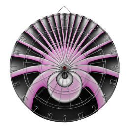 モダン抽象芸術熱狂するフラクタルアートパターン ダーツボード