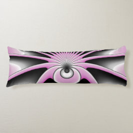 モダン抽象芸術熱狂するフラクタルアートパターン ボディピロー