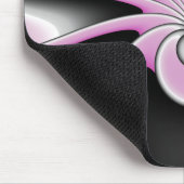 モダン抽象芸術熱狂するフラクタルアートパターン マウスパッド (コーナー)