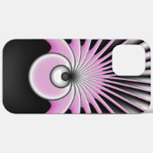 モダン抽象芸術熱狂するフラクタルアートパターン Case-Mate iPhoneケース (裏面 (横))