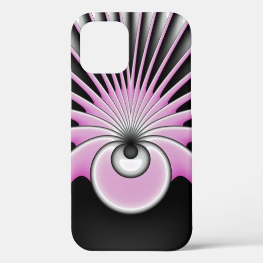 モダン抽象芸術熱狂するフラクタルアートパターン Case-Mate iPhoneケース (裏面)