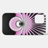 モダン抽象芸術熱狂するフラクタルアートパターン Case-Mate iPhoneケース (裏面 (横))