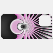 モダン抽象芸術熱狂するフラクタルアートパターン Case-Mate iPhoneケース (裏面 / 右)