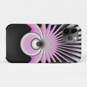 モダン抽象芸術熱狂するフラクタルアートパターン Case-Mate iPhoneケース (裏面(横))