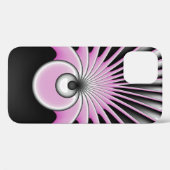 モダン抽象芸術熱狂するフラクタルアートパターン Case-Mate iPhoneケース (裏面 (横))