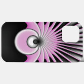 モダン抽象芸術熱狂するフラクタルアートパターン Case-Mate iPhoneケース (裏面 (横))