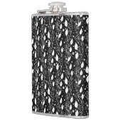 モダン抽象芸術白黒インクイラストレーション フラスク (左)