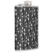 モダン抽象芸術白黒インクイラストレーション フラスク (右)