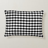 モダン抽象芸術白黒 アクセントクッション (裏面)