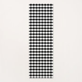 モダン抽象芸術白黒 ヨガマット (正面)