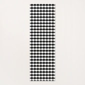 モダン抽象芸術白黒 ヨガマット (裏面)