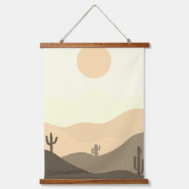 モダン抽象芸術砂漠の風景 吊り下げ型タペストリー