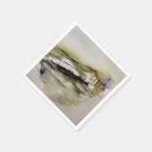 モダン抽象芸術秋の水彩 スタンダードカクテルナプキン (角)