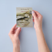 モダン抽象芸術秋の水結婚色 チラシ (手)