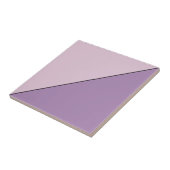 モダン抽象芸術紫色の三角形 タイル (側面)