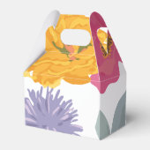 モダン抽象芸術結婚フローラの名前 フェイバーボックス (裏面サイド)