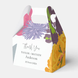 モダン抽象芸術結婚フローラの名前 フェイバーボックス