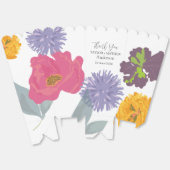 モダン抽象芸術結婚フローラの名前 フェイバーボックス (見開き)