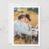 モダン抽象芸術結婚図形 セーブザデート (裏面)