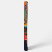 モダン抽象芸術絵を描の電話ケース SAMSUNG GALAXYケース (左側面)