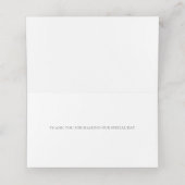 モダン抽象芸術絵を描ストロークほこりっぽいブルーティール(緑がかった色) プレイスカード (内部開封)