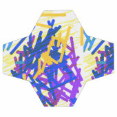 モダン抽象芸術絵を描フェスティバル サッカーボール (フラット)