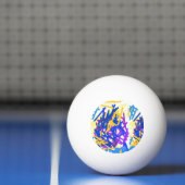 モダン抽象芸術絵を描フェスティバル 卓球ボール (ネット)