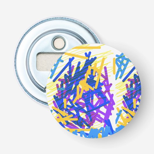 モダン抽象芸術絵を描フェスティバル 栓抜き (正面)