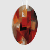 モダン抽象芸術絵を描図形カラフルの芸術 オーナメント (正面)