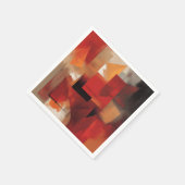 モダン抽象芸術絵を描図形カラフルの芸術 スタンダードカクテルナプキン (角)