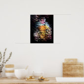 モダン抽象芸術絵画のアートポスター ポスター (キッチン)