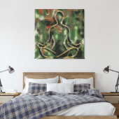モダン抽象芸術絵画のヨガ瞑想グリーンアート キャンバスプリント (インサイチュ (寝室))