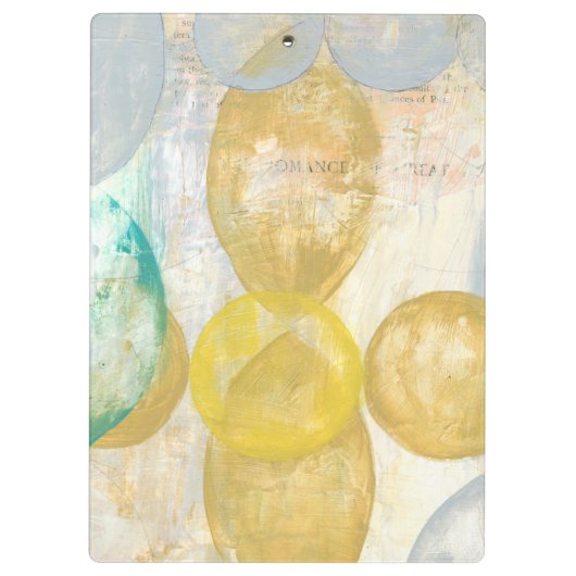 モダン抽象芸術絵画の新聞社 クリップボード (裏面)