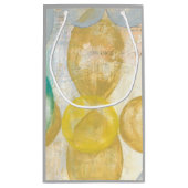 モダン抽象芸術絵画の新聞社 スモールペーパーバッグ (裏面)