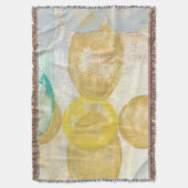 モダン抽象芸術絵画の新聞社 スローブランケット (正面縦)