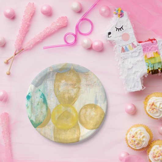 モダン抽象芸術絵画の新聞社 ペーパープレート (パーティー)