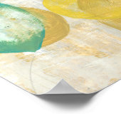 モダン抽象芸術絵画の新聞社 ポスター (角)