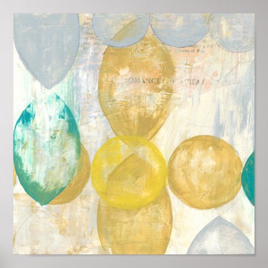 モダン抽象芸術絵画の新聞社 ポスター (正面)