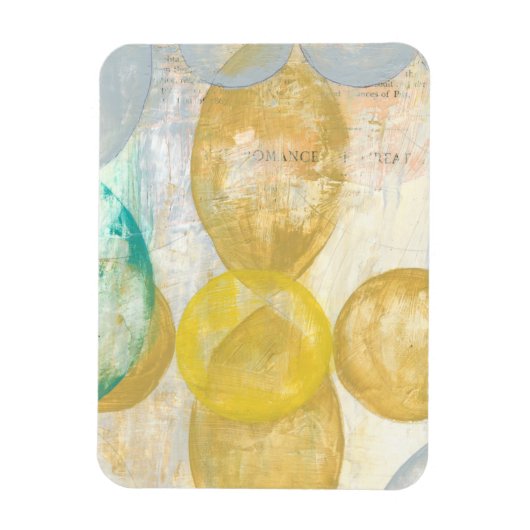 モダン抽象芸術絵画の新聞社 マグネット (縦)