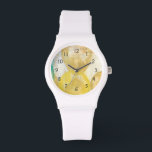 モダン抽象芸術絵画の新聞社 腕時計<br><div class="desc">ジェニファー・ゴルdbergerがロマンス絵画を頭から追い出している。円とサッカーの形は、新聞紙の背景の上に重なり、単語の大部分を隠している。いくつかのピークを介して、特に恋愛。壁に追加する前衛的な素晴らしガードセレクション！</div>