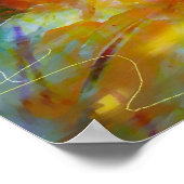 モダン抽象芸術絵画アートプリントポスター ポスター (角)